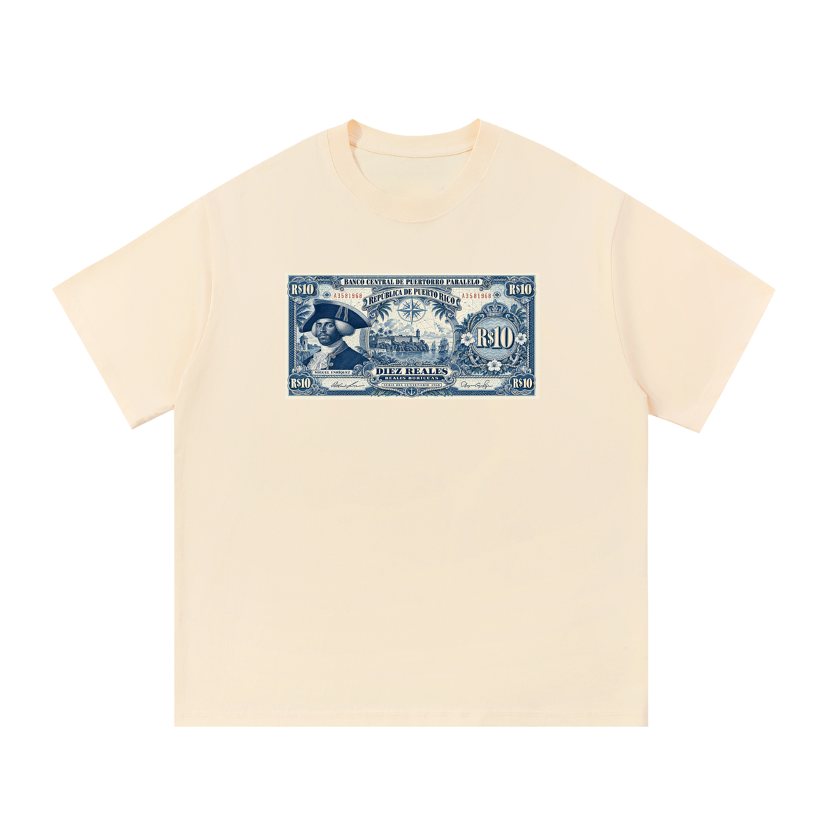 10 Reales Boricuas- Miguel Enriquez  | Essential Cotton T-Shirt
