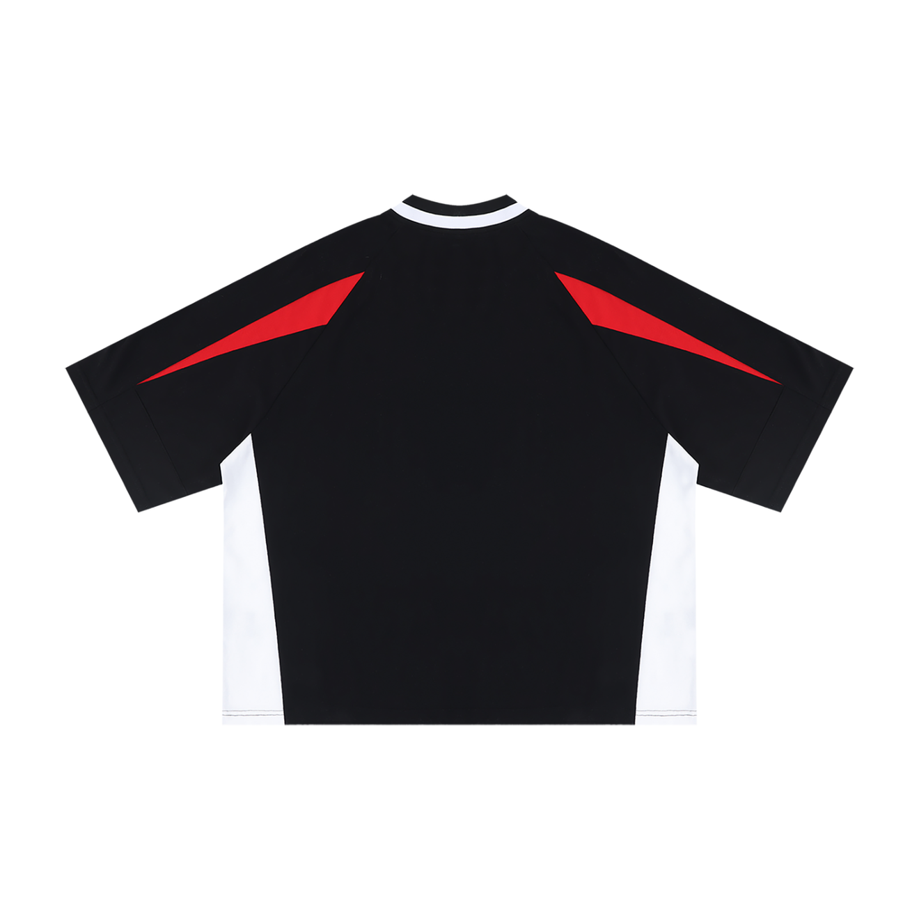 Tostón Barroco Unisex Oversized Color Block V-Neck T-Shirt