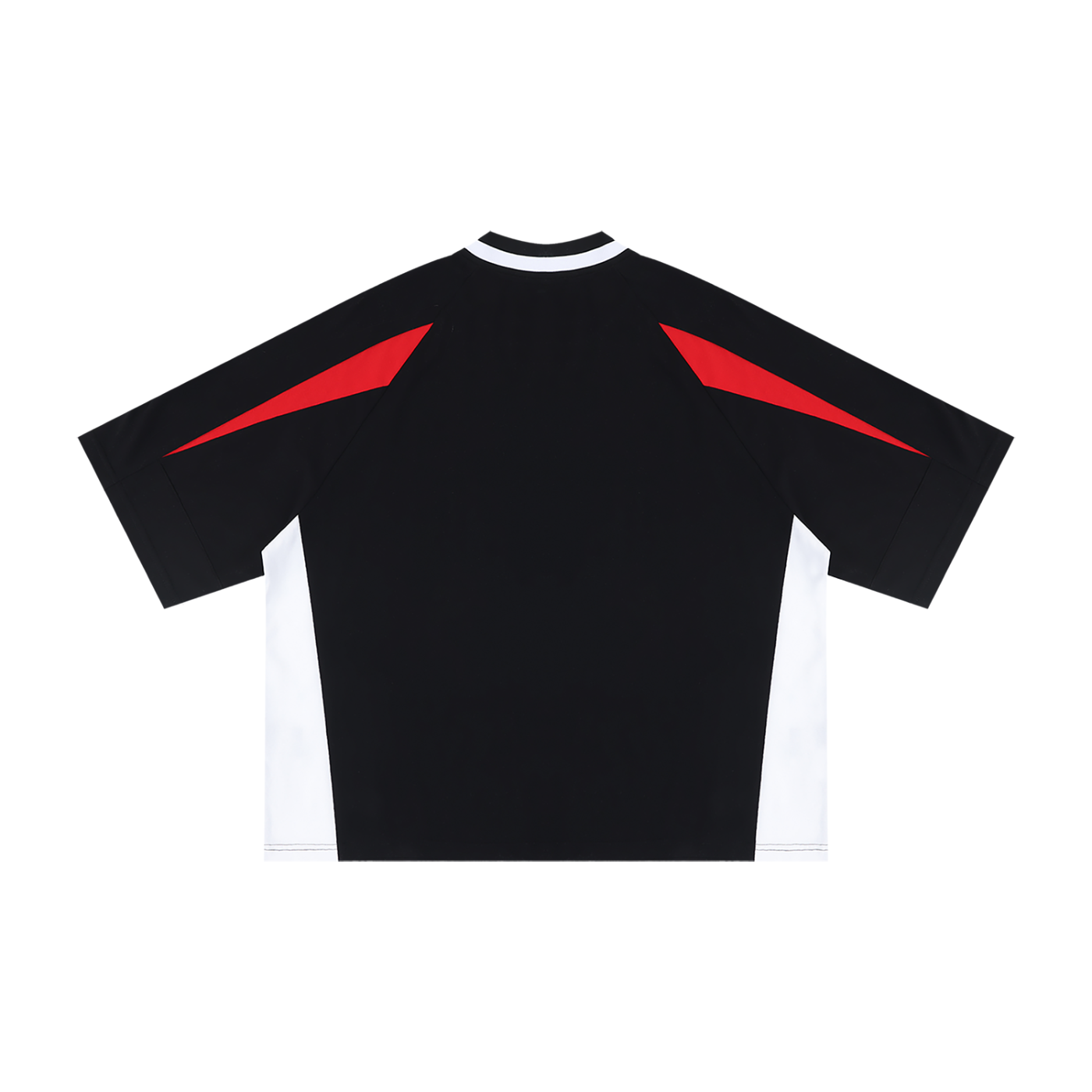 Tostón Barroco Unisex Oversized Color Block V-Neck T-Shirt