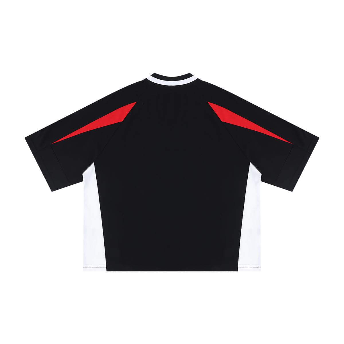 Tostón Barroco Unisex Oversized Color Block V-Neck T-Shirt