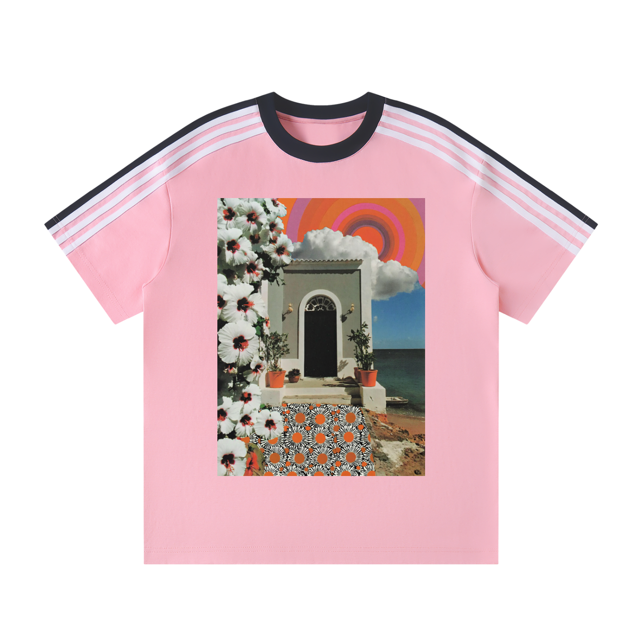 Patioecása Colorblock Striped T-Shirt