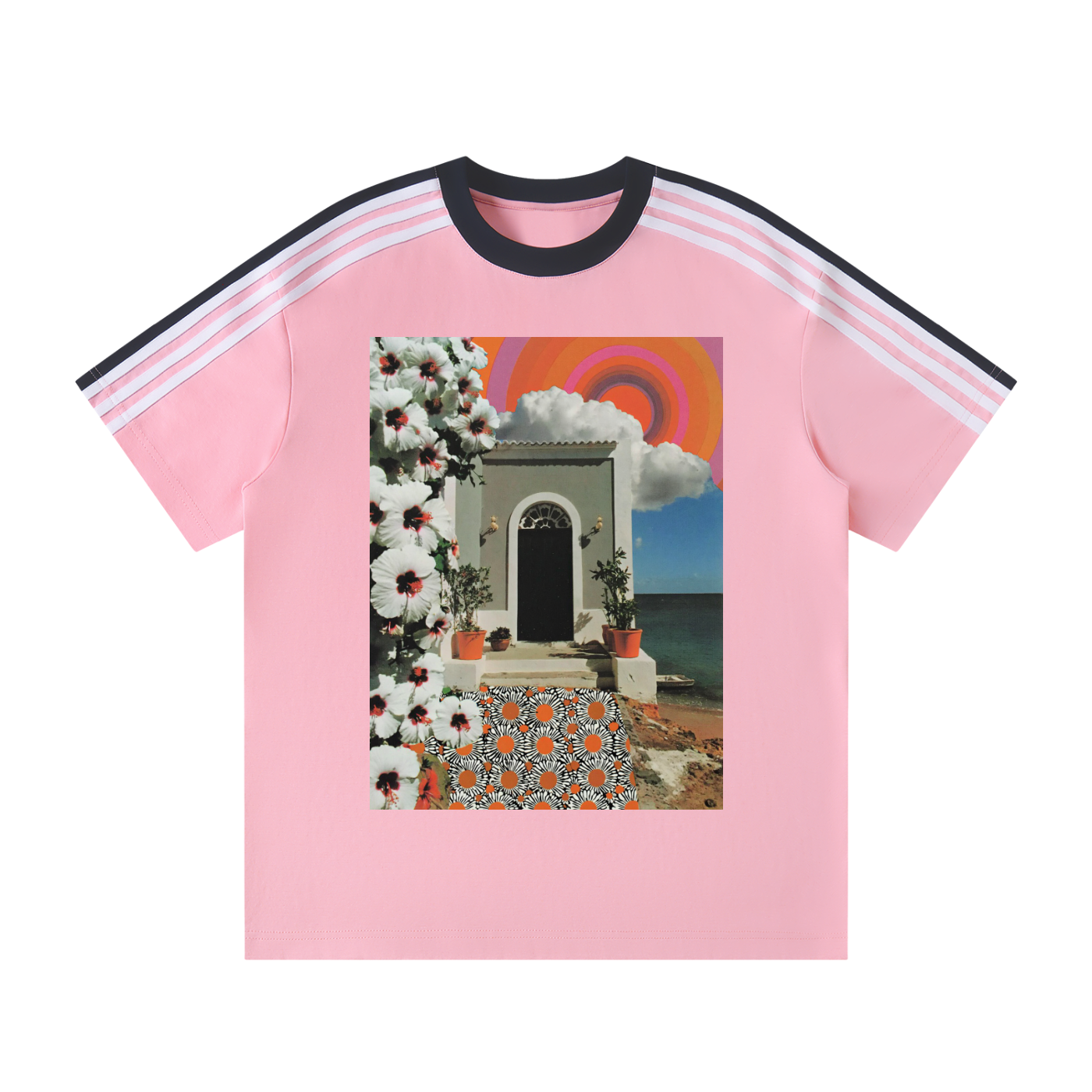 Patioecása Colorblock Striped T-Shirt