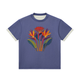 Heliconia Bouquet Cuffed T-Shirt