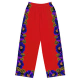 Miramelindas Red Wide Leg Pants