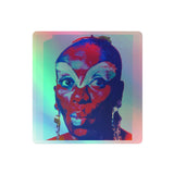 Sylvia del Villard Holographic Sticker (4x4)