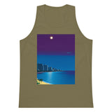 Aterrizando sin luz Men’s premium tank top