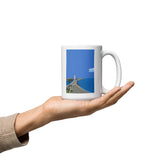 Dos Hermanos White glossy mug