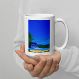 El solar White glossy mug